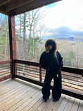 ISEN. DETACHABLE FUR HOODIE