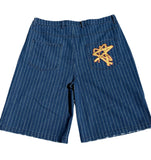 PINSTRIPE. BAGGY JORTS.