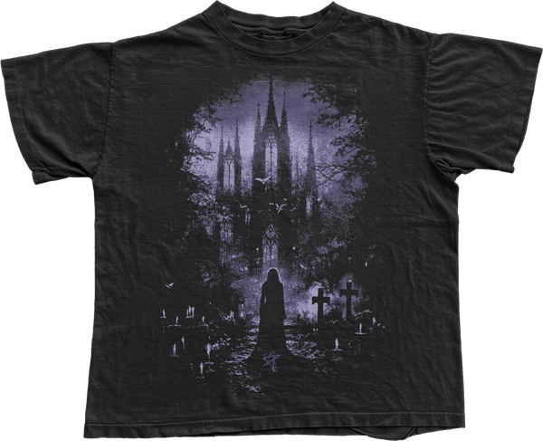 CHAPEL. OVERSIZED BOXY TEE (size down for best fit)